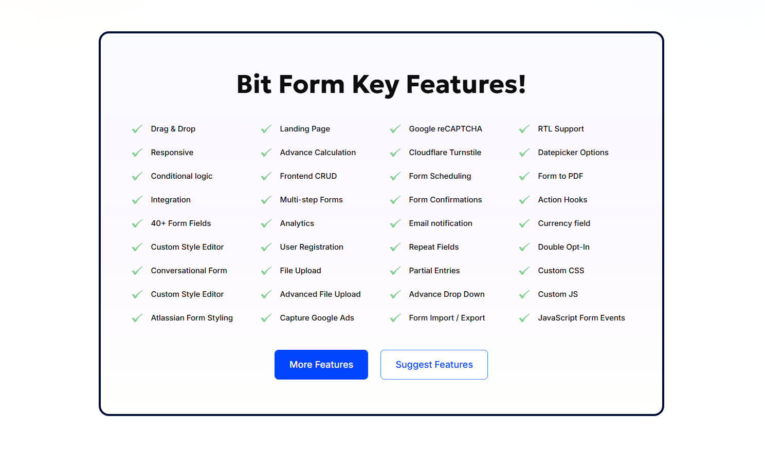 screenshot of Bit Form